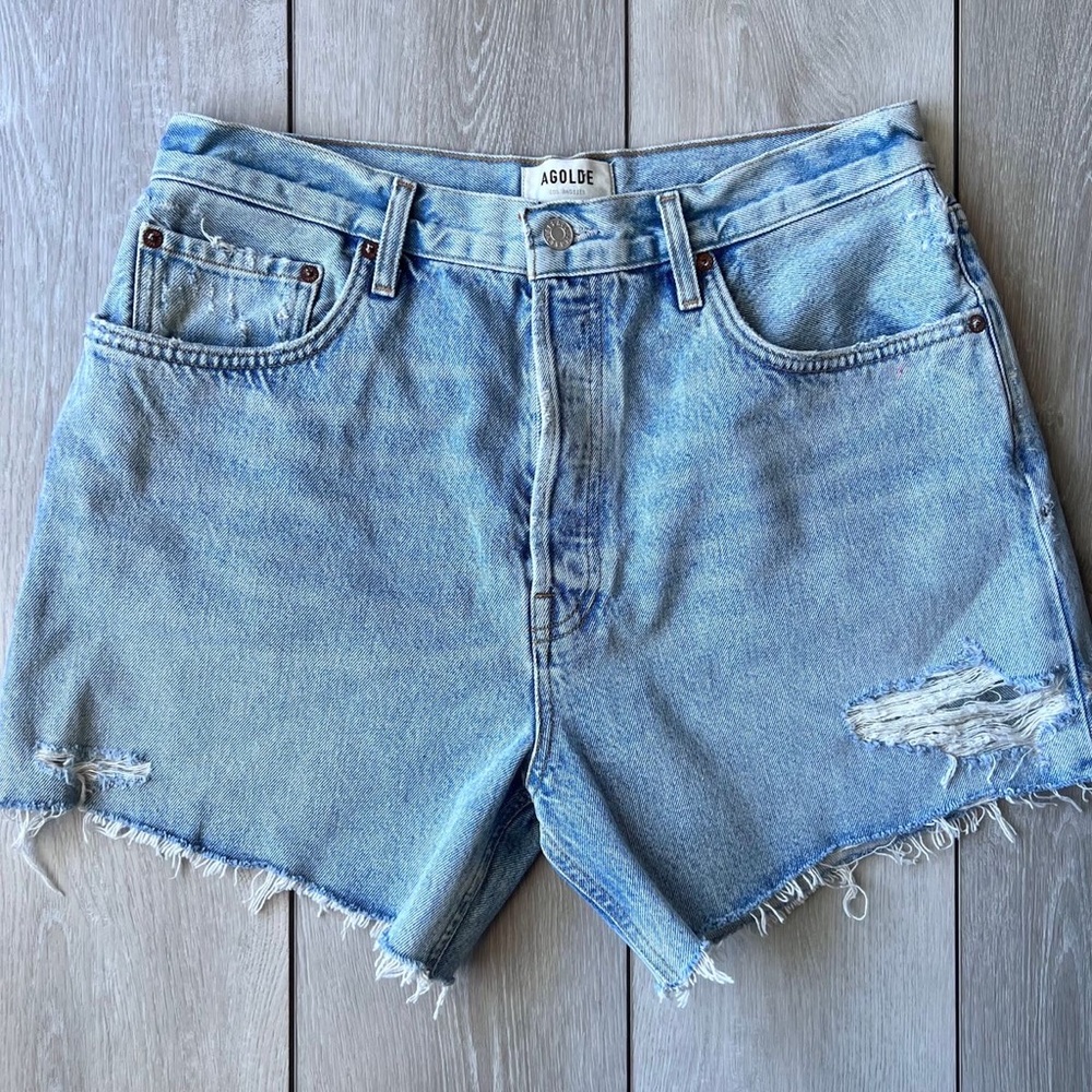 AGOLDE Riley Cutoff Short